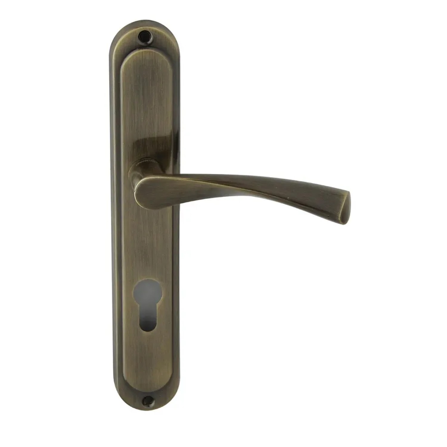 Domino Klamka Romana szyld na wkładkę patyna