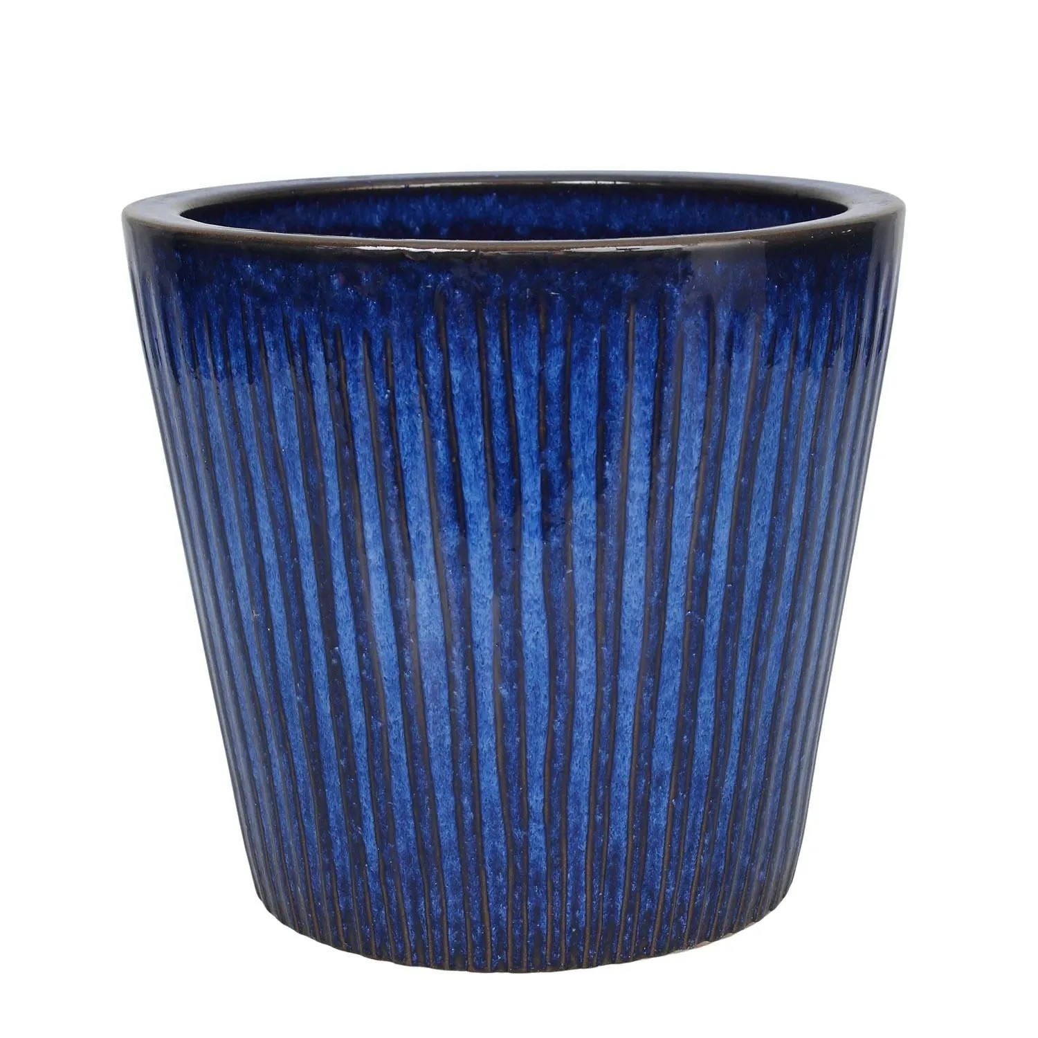 Donica Stripes jasny błekit - 20x18 cm