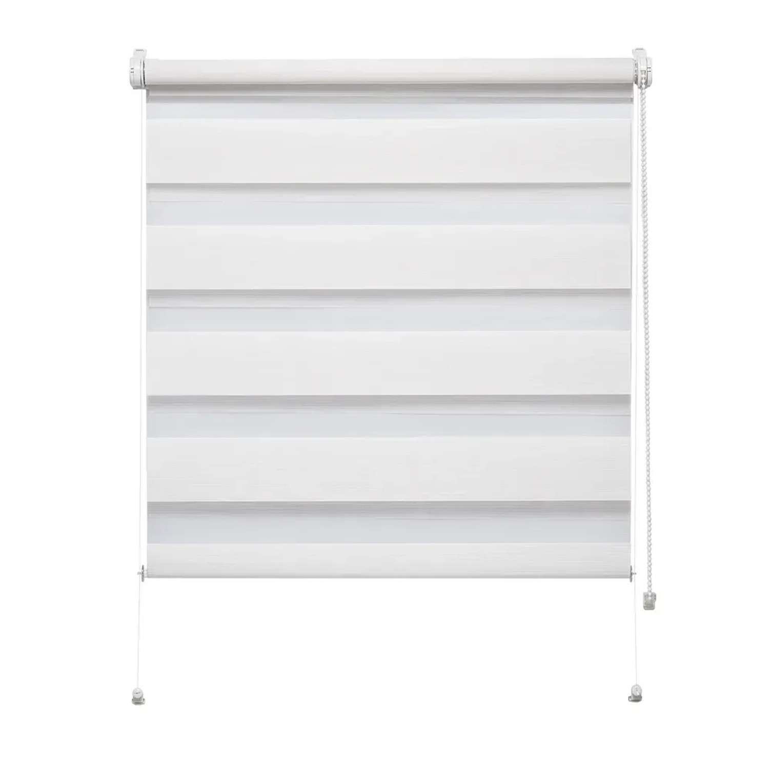 Mini roleta ZEBRA SILK Dzień/Noc jasnobeżowa 46 cm x 140 cm