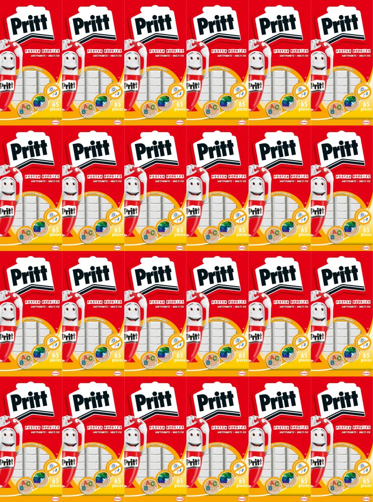 24x Masa mocująca Pritt, 35g, biały