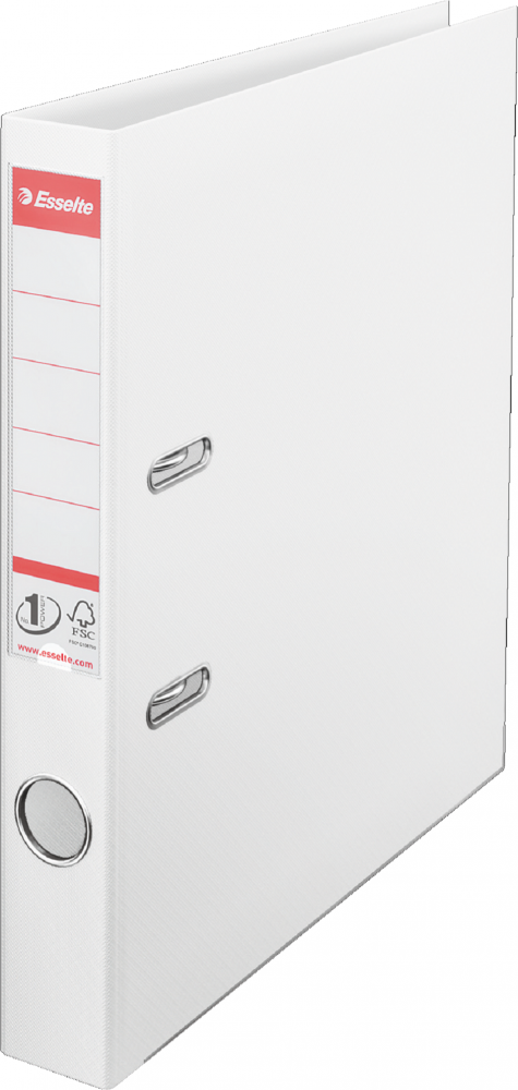 Segregator A4 Esselte Vivida No.1 Power, 50mm, do 350 kartek biały