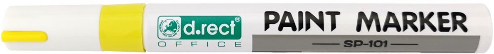 Marker olejowy D.Rect SP-101, okrągła, 2-4.5mm, żółty