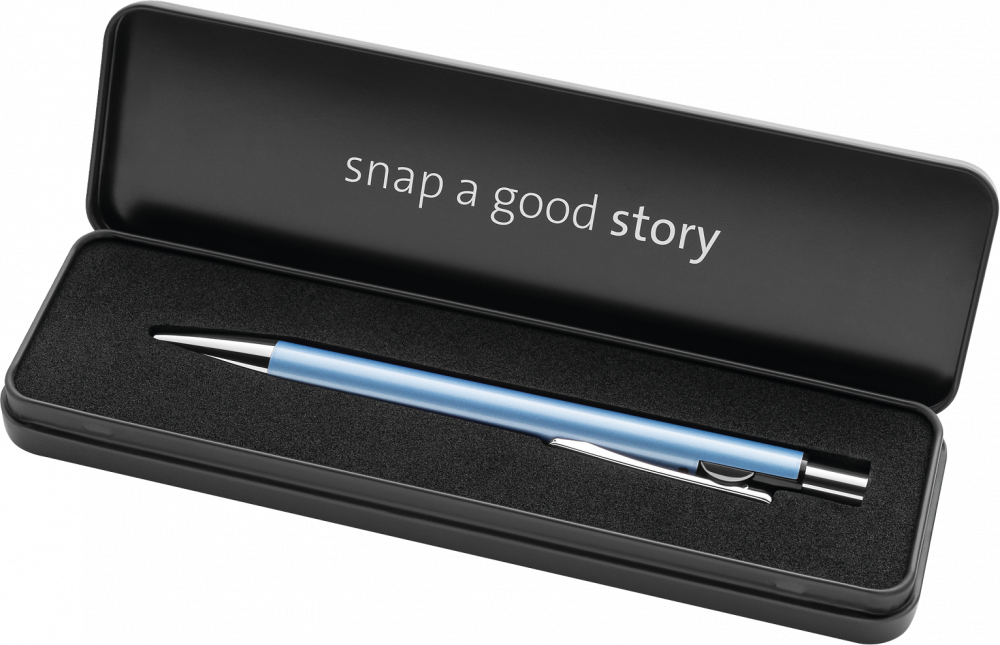 Długopis Pelikan Snap Metallic Frosted Blue, niebieski