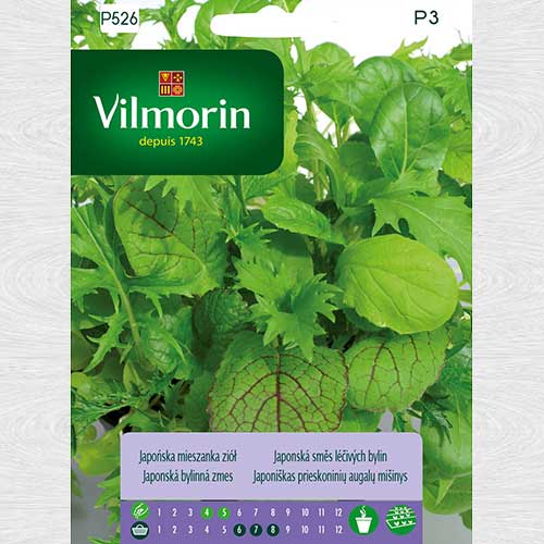 1 pac, Ierburi asiatice, amestec - Semințe: Mod de ambalare: 5 g