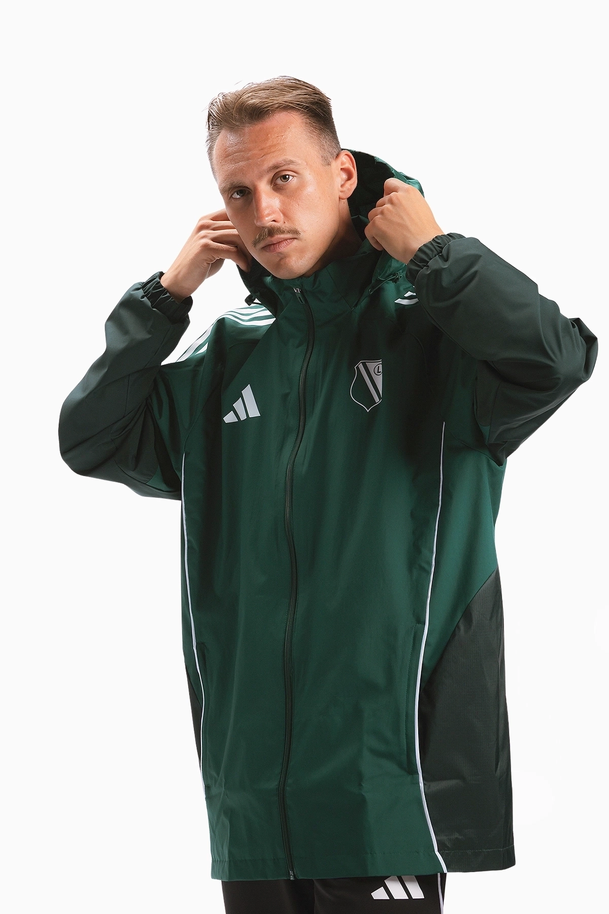 Kurtka adidas Legia Warszawa 25/26 Competiton - Zielony
