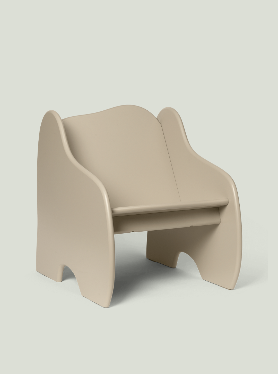 Krzesło Slope Lounge Chair - Cashmere Ferm Living Kids