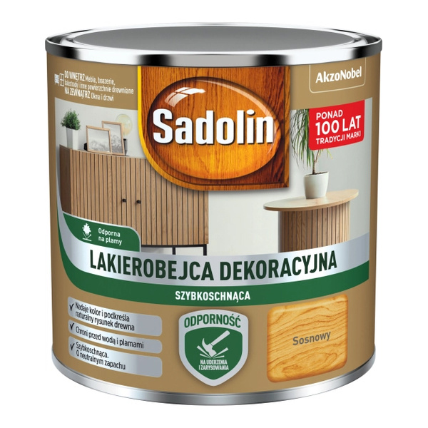 Lakierobejca dekoracyjna Sosnowy 0,2L Sadolin