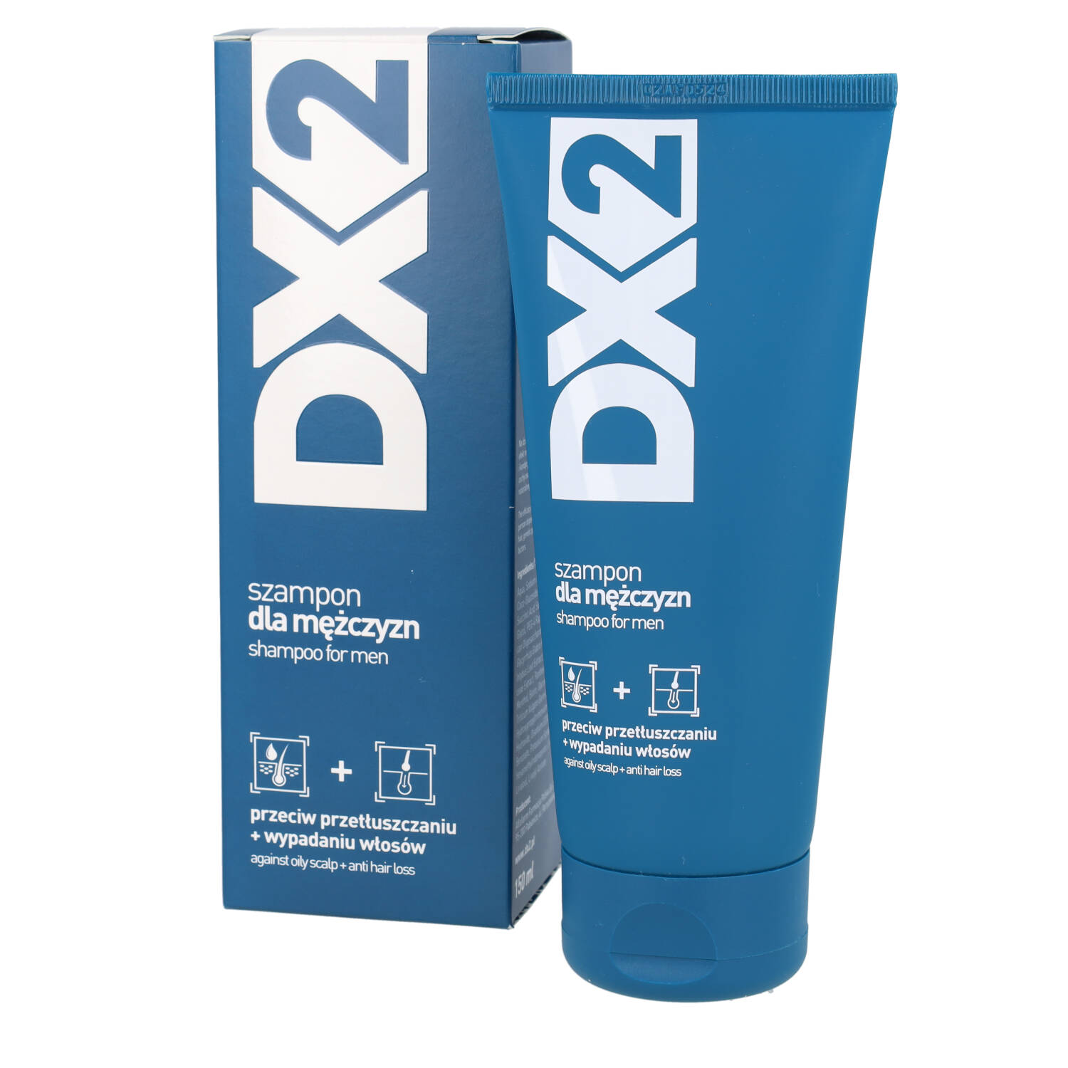Dx2 - szampon przeciw przetłuszczaniu i wypadaniu włosów, 150 ml