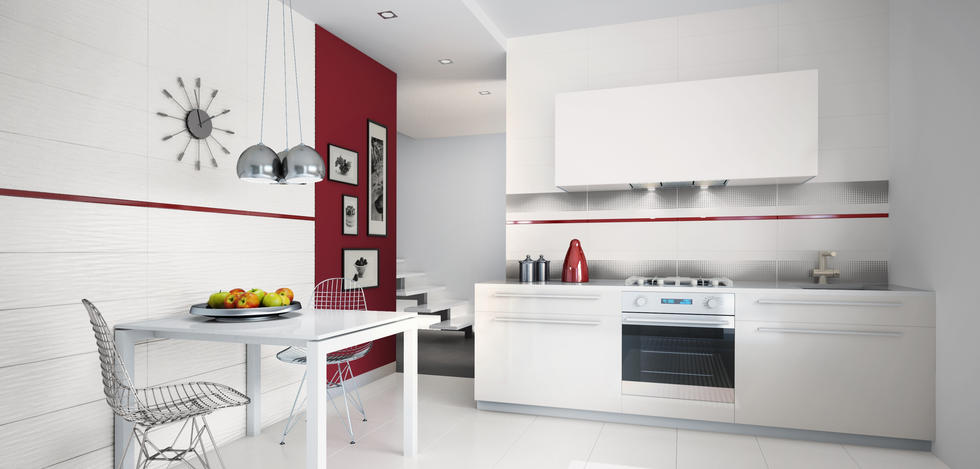 Paradyż listwa ścienna 2,3x60 cm uniwersalna szklana karmazyn - Wysyłka w 24h