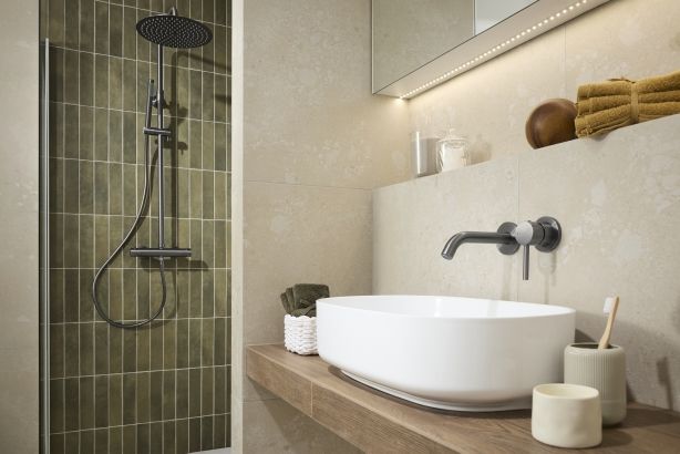 KFA Armatura Moza Gun Metal Grey bateria umywalkowa podtynkowa grafit 5039-810-61