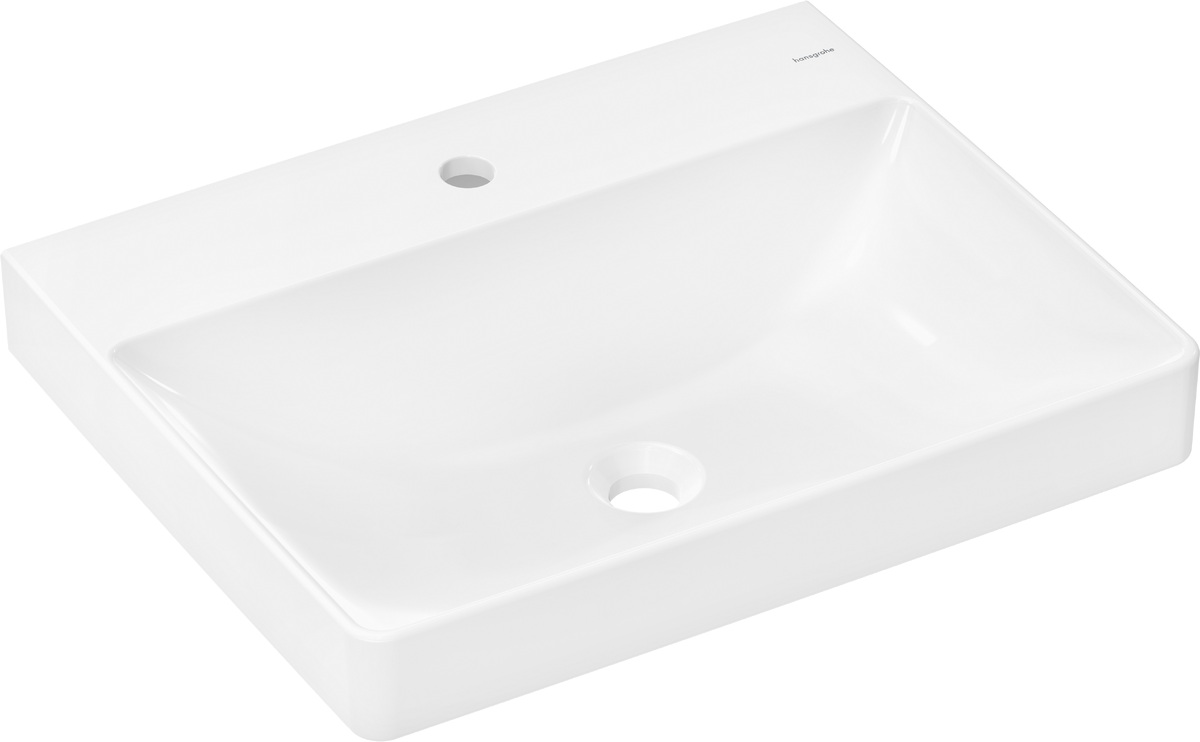 Hansgrohe Xelu Q umywalka 60x48 cm prostokątna ścienna-meblowa biała 60317450
