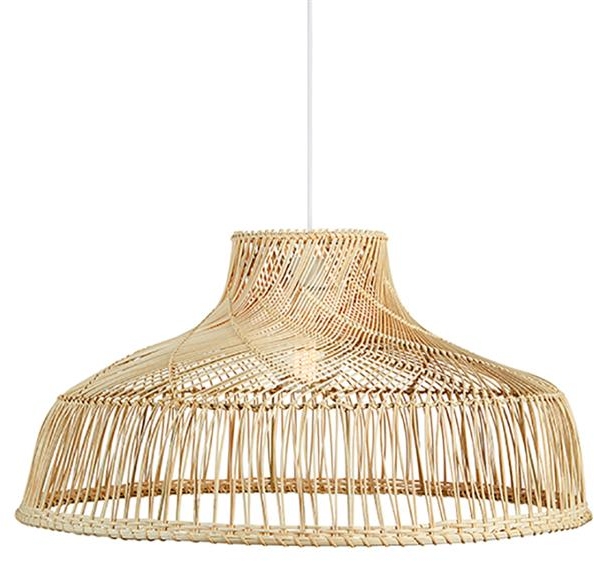 Markslöjd Bali lampa wisząca 1x60W biały/naturalny 107984