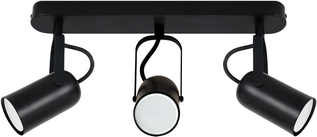 Strühm Lofta lampa podsufitowa 3x25 W czarna 04395