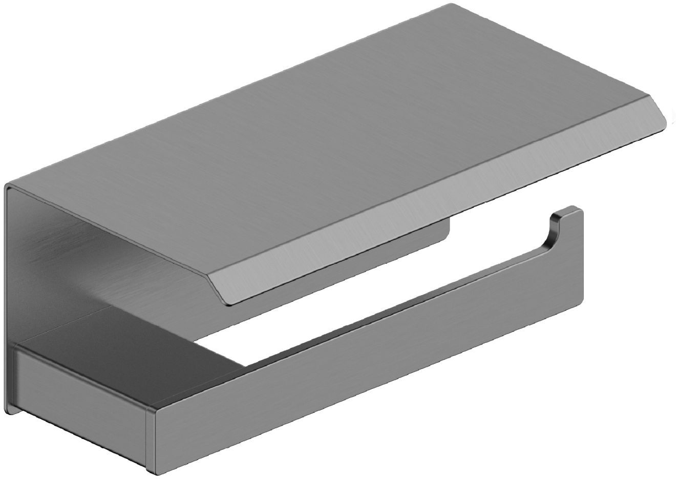 KFA Armatura Gun Metal Grey uchwyt na papier toaletowy grafit 864-038-61