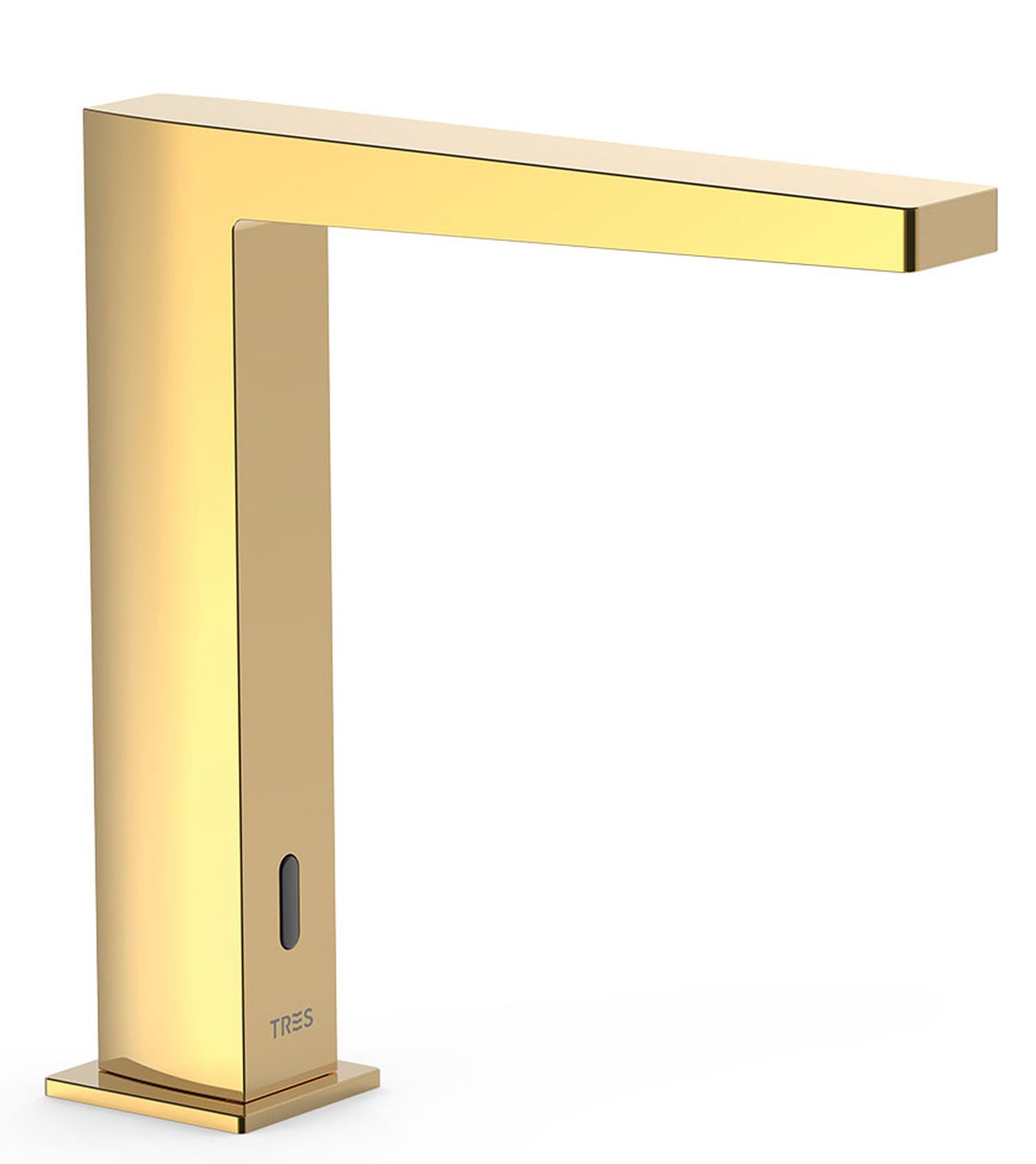 Tres Slim Exclusive bateria umywalkowa stojąca elektroniczna złoty połysk 20261310OR