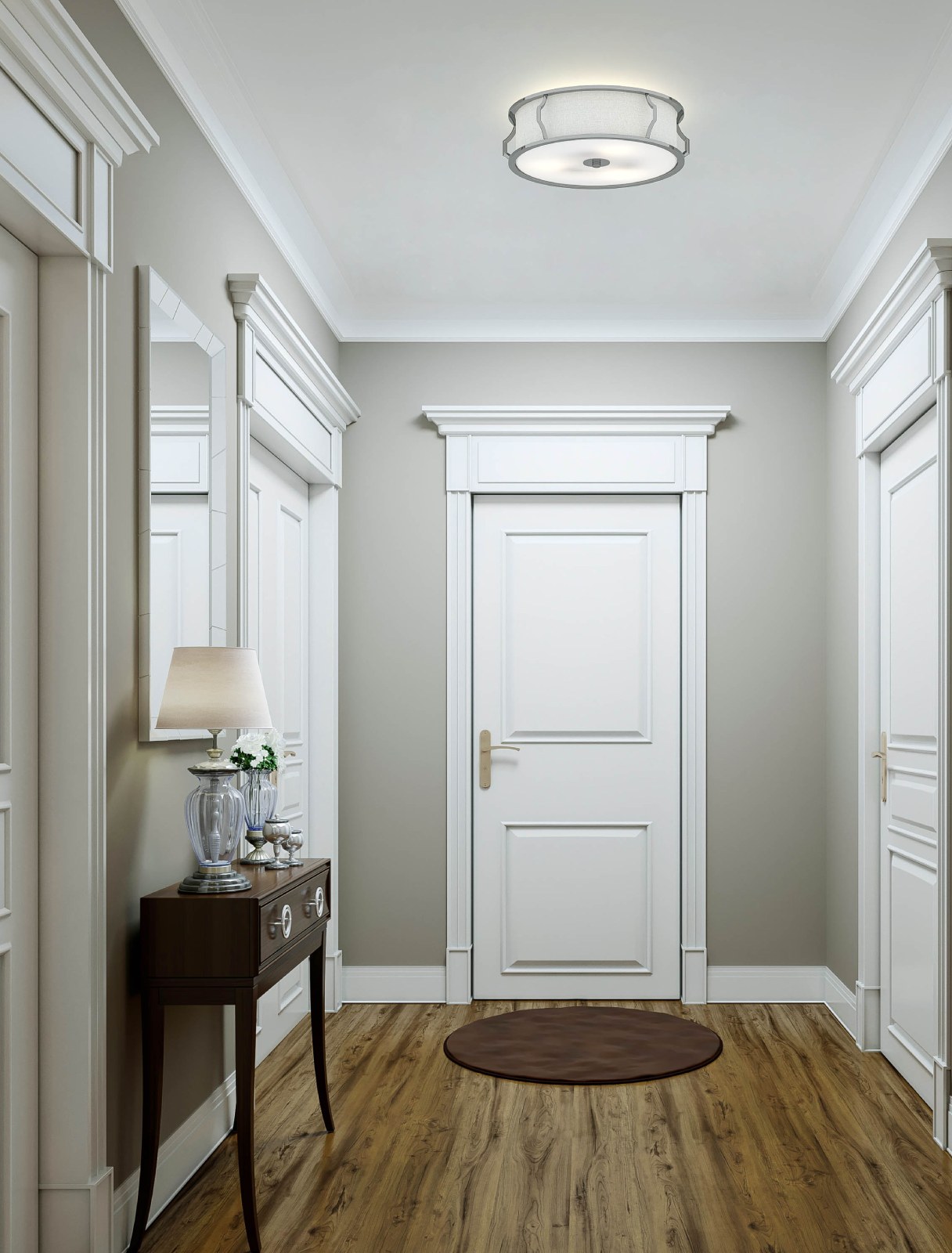 Open Design Pirelo plafon 3x12 W biały-chrom OR84399