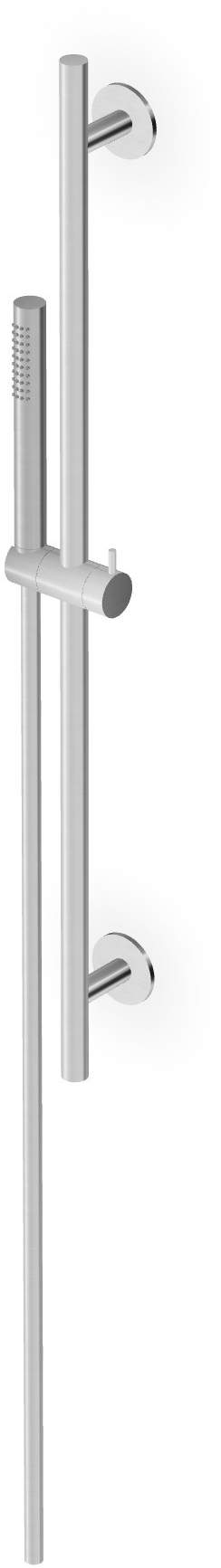 Zucchetti Helm zestaw prysznicowy ścienny stal nierdzewna szczotkowana Z95217.X