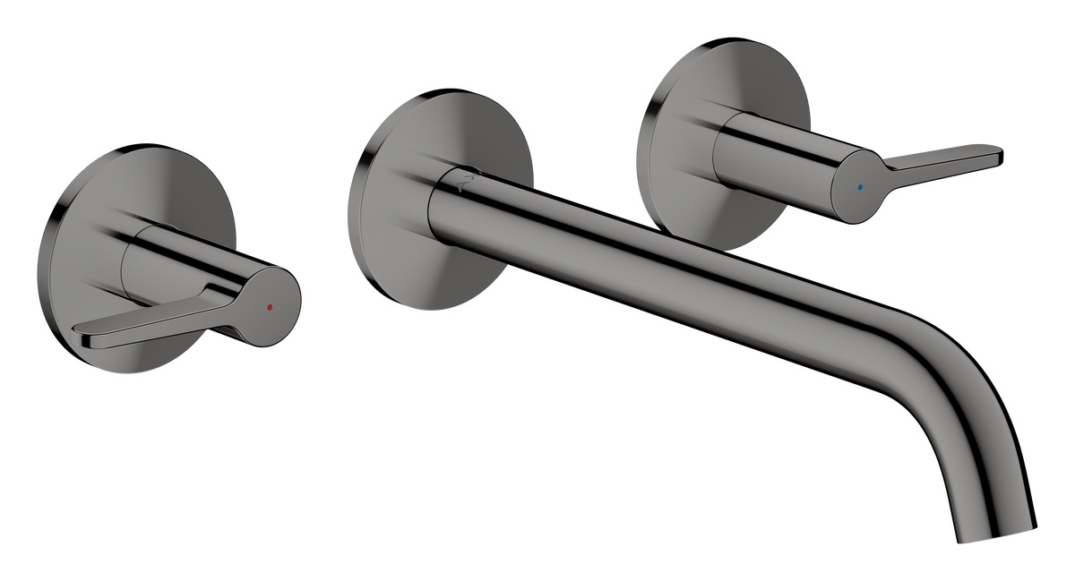 Axor One bateria wannowo-prysznicowa podtynkowa czarny chrom polerowany 48431330