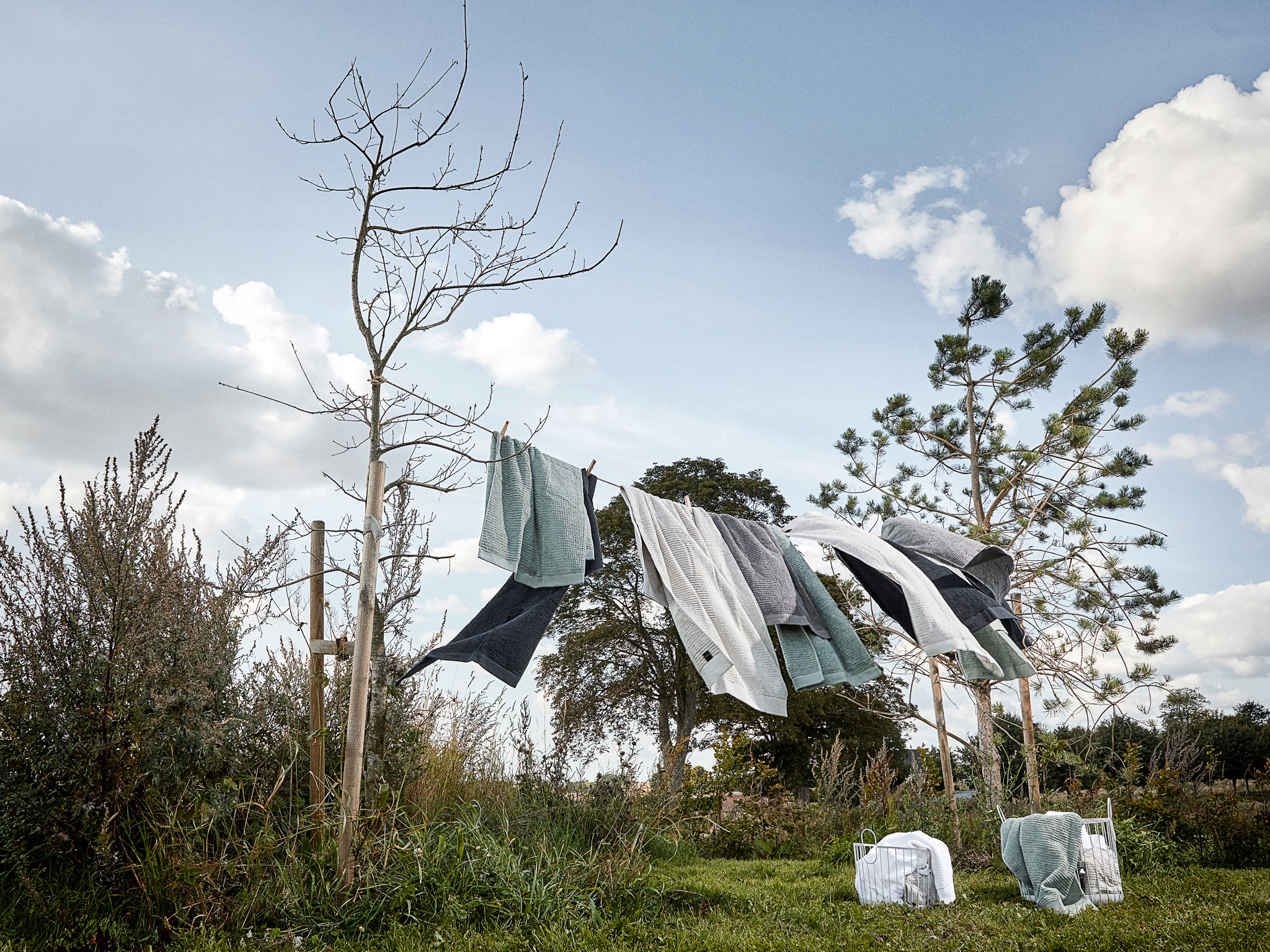 Zone Denmark Classic komplet ręczników 140x70 cm bawełniany czarny 330846