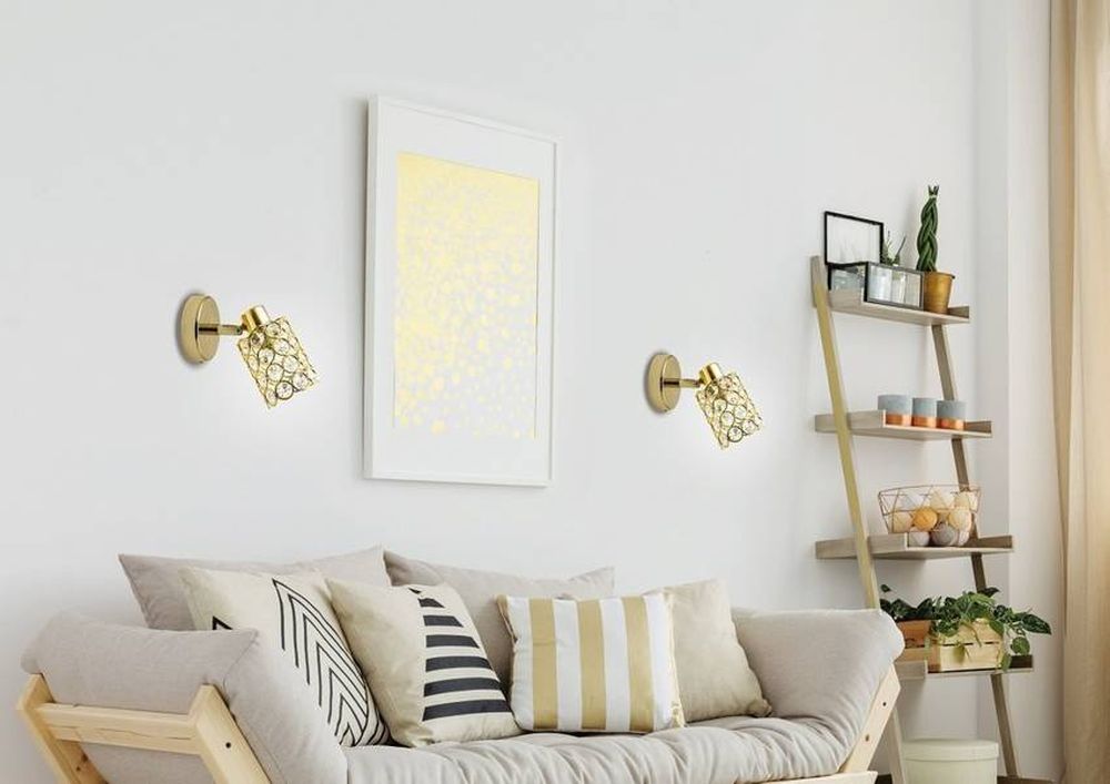 Candellux York kinkiet 1x40W mosiądz 91-70098