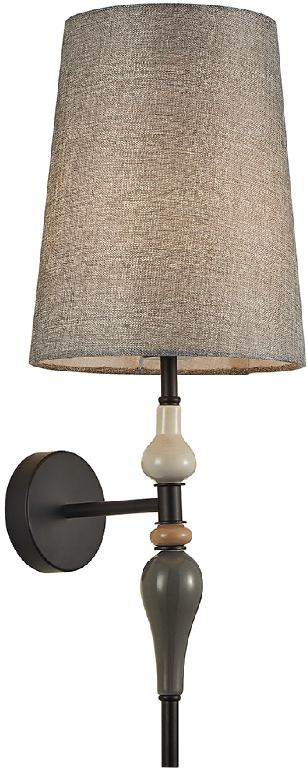 Italux Nerom kinkiet 1x60 W czarny WL-22374-BK