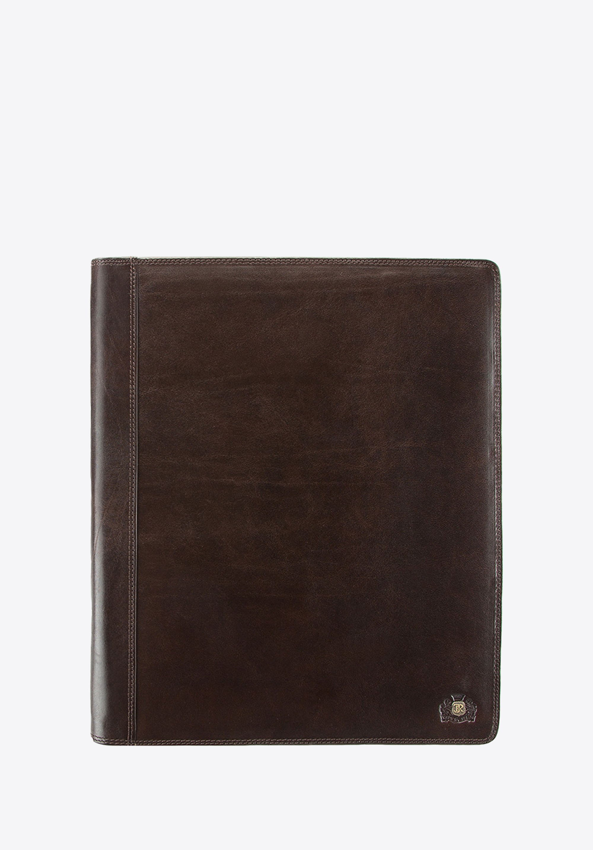 Dodatkowy rabat 25% - Aktówka skórzana klasyczna średnia brązowa