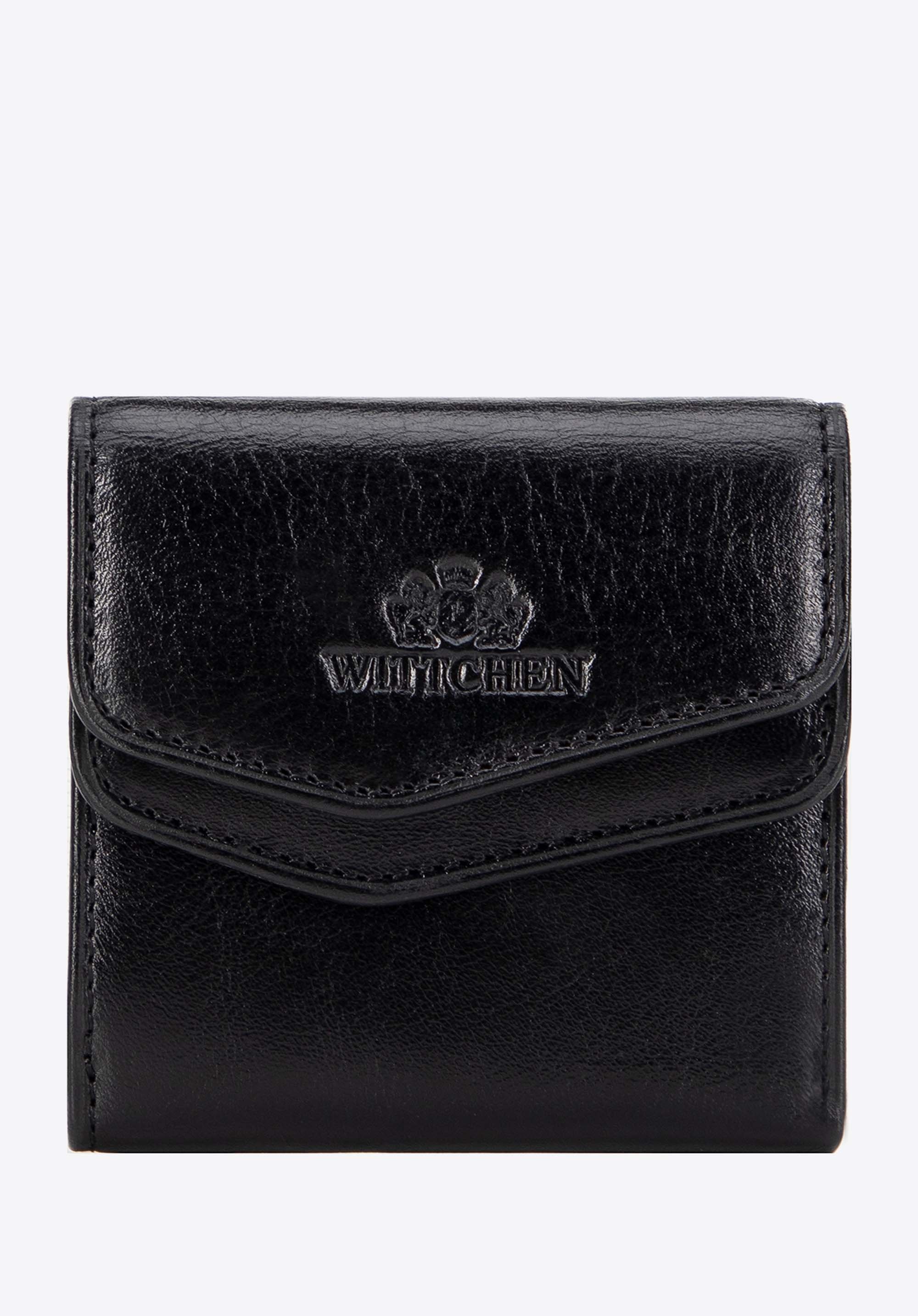 Dodatkowy rabat 25% - Męski portfel skórzany kwadratowy czarny