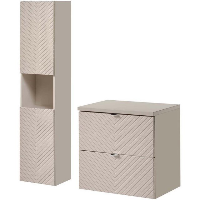 COMAD Zestaw mebli VIVA CASHMERE szafka z blatem CASHMERE 60 cm, słup