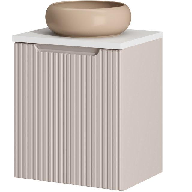 COMAD Zestaw mebli NOVA CASHMERE szafka z drzwiami z blatem WHITE 50