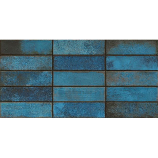 Płytka ścienna CODERIVER WT1092 blue glossy 29,7x60 gat. II