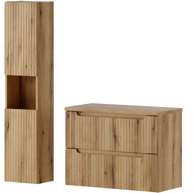 COMAD Zestaw mebli NOVA COAST EVOKE szafka z blatem NOVA OAK 80 cm, s