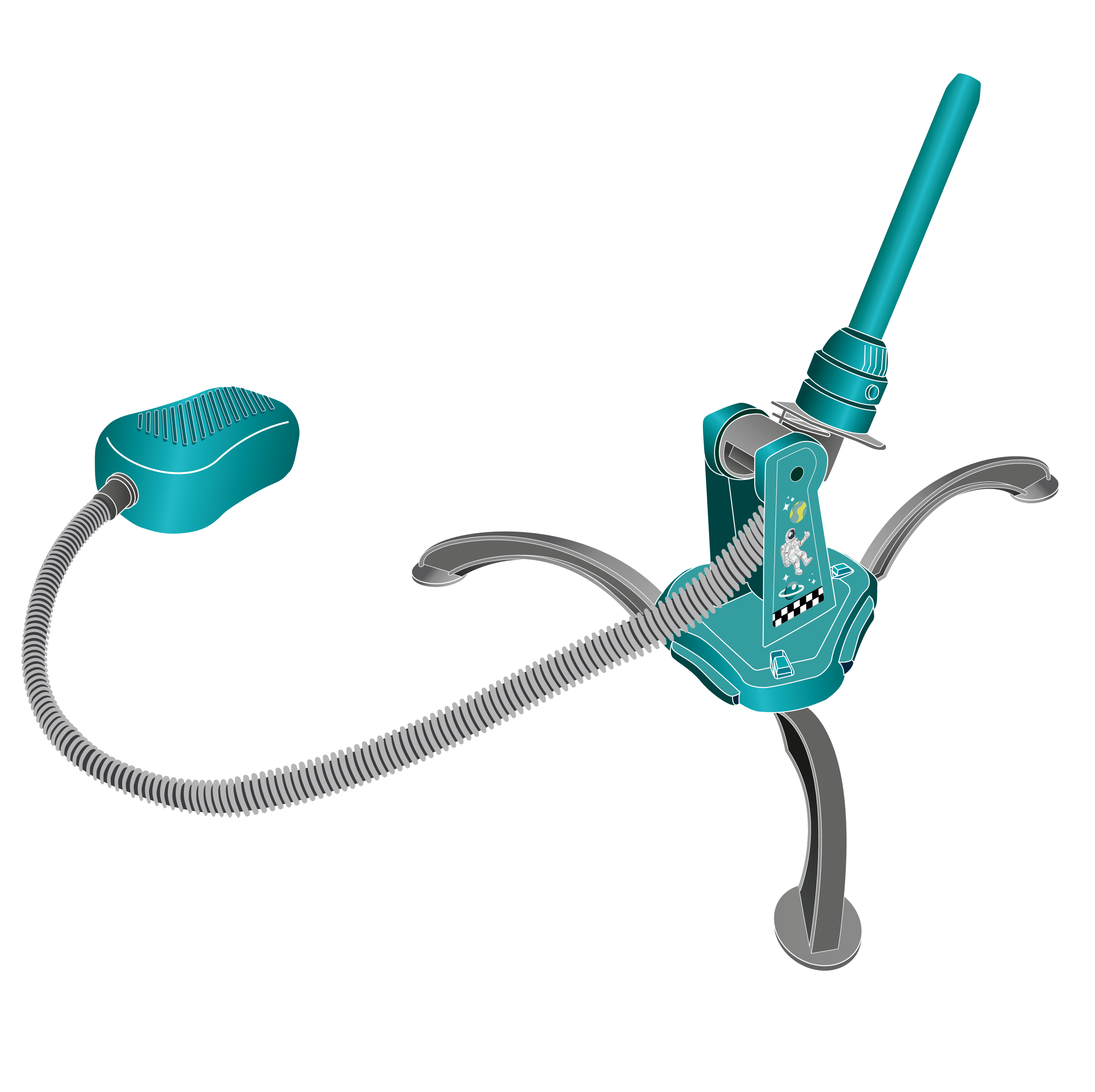 Playtive Rakieta pneumatyczna