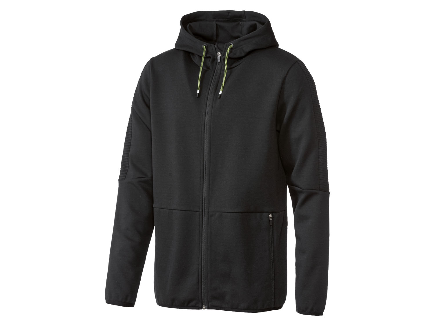 Crivit Bluza dresowa męska z kapturem, z bawełną Xl56/58, Czarny