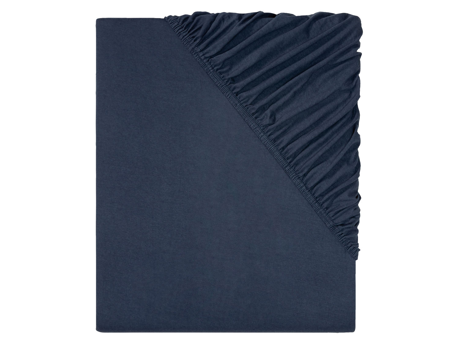 Livarno home Prześcieradło z dżerseju z gumką, 90-100 x 200 cm Niebieski