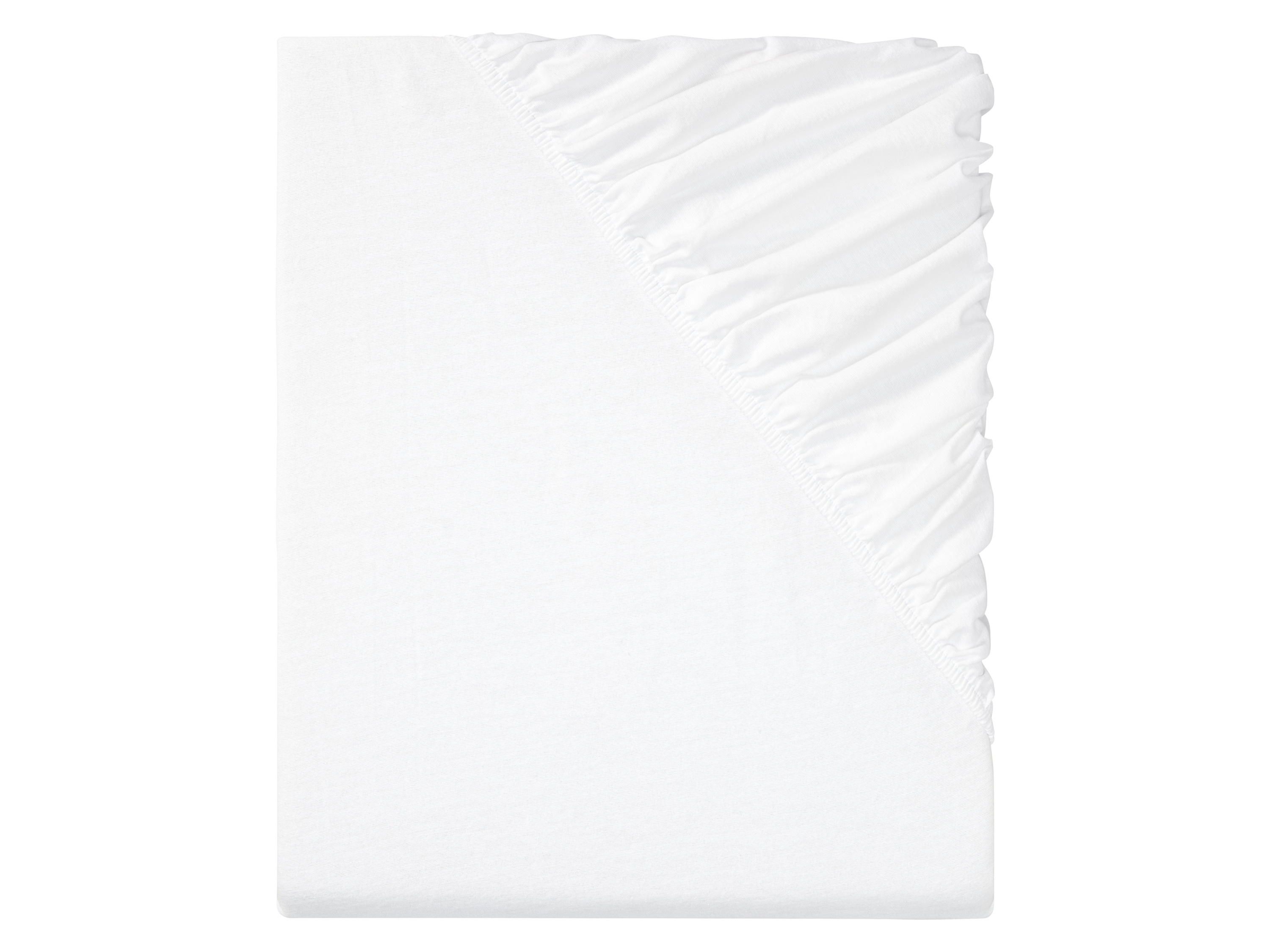 Livarno home Prześcieradło flanelowe, 140-160 x 200 cm Biały