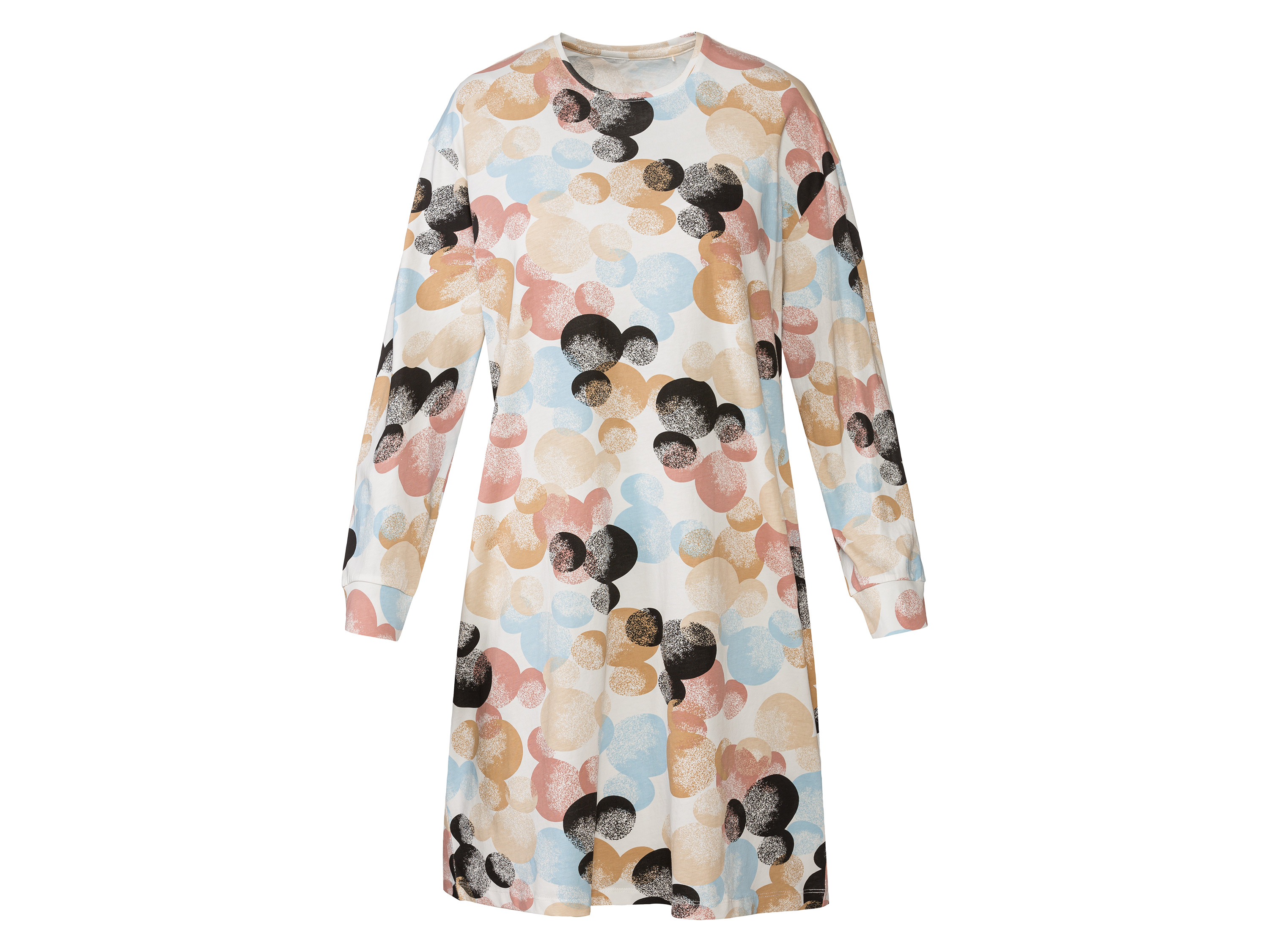 Koszula nocna damska bawełniana, z kolekcji Disneya Myszka Miki, biały, M 40/42