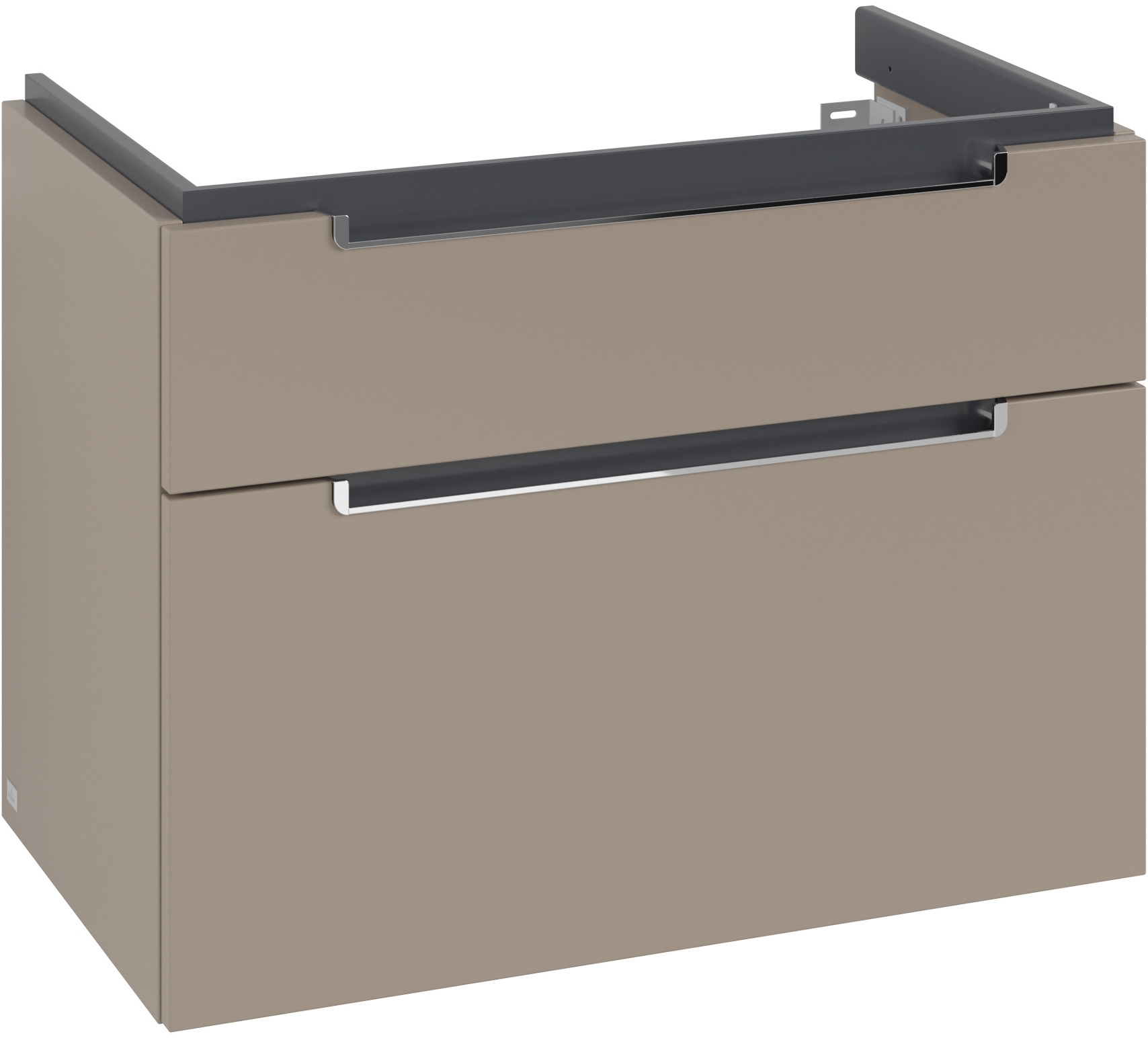 Darmowa Dostawa - Szafka 78.7x44.9x59 cm podumywalkowa wisząca szara Villeroy & Boch Subway 2.0 A91410VM