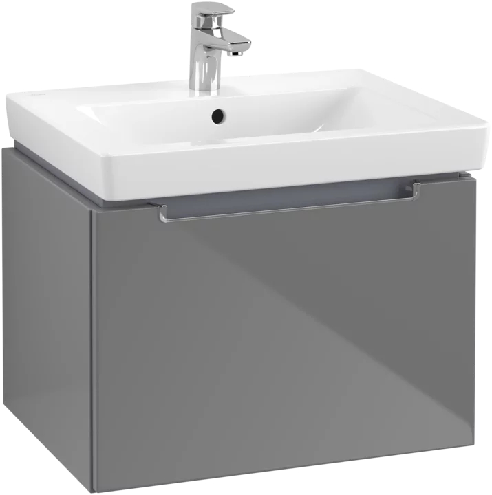 Darmowa Dostawa - Szafka 58.7x45.4x42 cm podumywalkowa wisząca szara Villeroy & Boch Subway 2.0 A68710FP