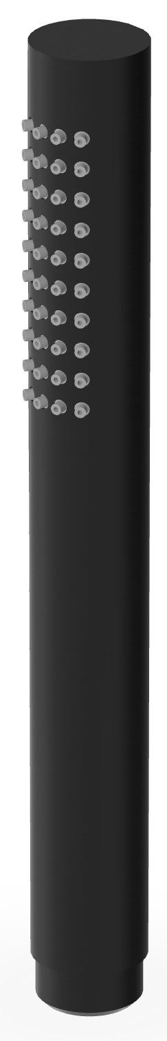 Darmowa Dostawa - Słuchawka prysznicowa czarna Zucchetti Helm Z94249XP81