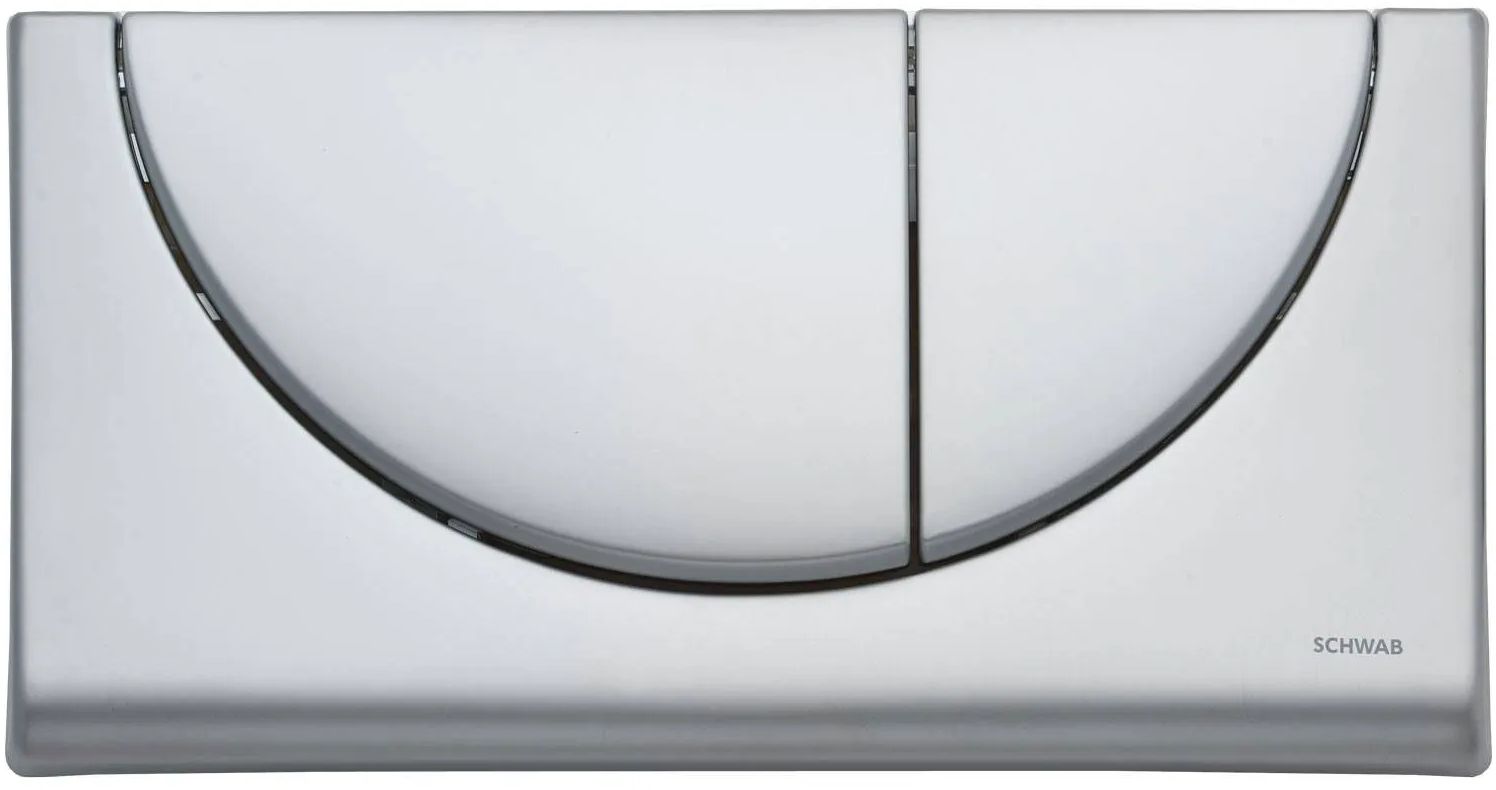 Darmowa Dostawa - Przycisk spłukujący do wc chrom mat Schwab Viva 227602