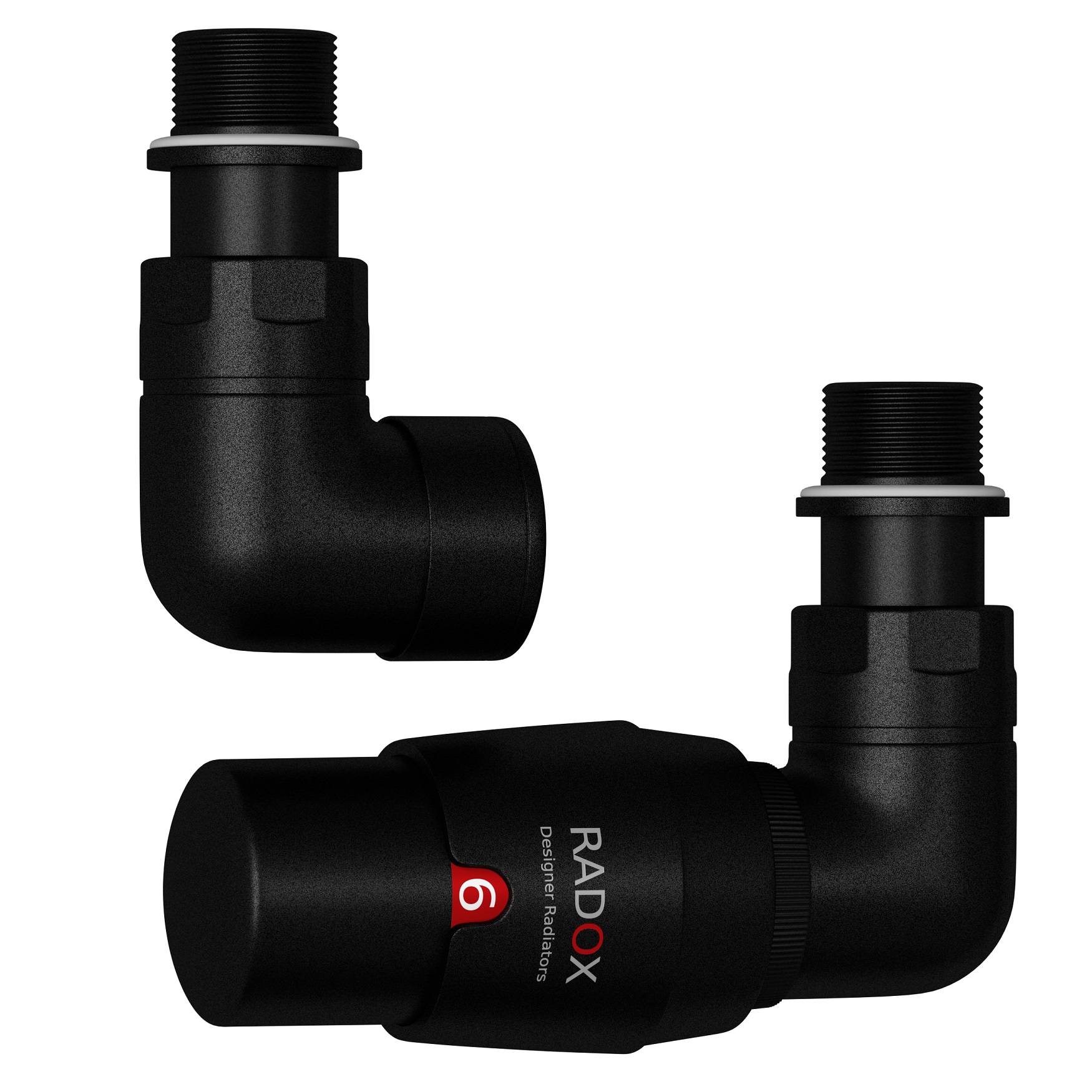 Darmowa Dostawa - Zawór termostatyczny czarny Radox RX2T VTRX2T002TOSL