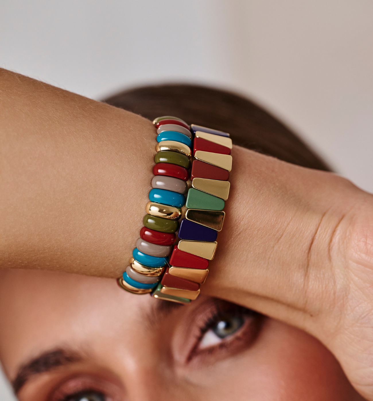 Zestaw kolorowych bransoletek ZN0113 - By Dziubeka