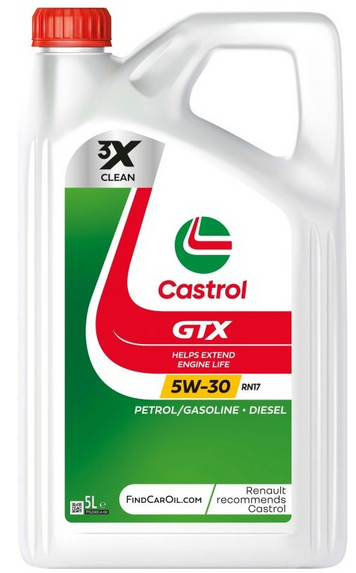 CASTROL GTX 5W30 RN17 5L - Petrostar