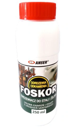 ANSER FOSKOR ODRDZEWIACZ DO STALI I ŻELIWA 250ML - Petrostar