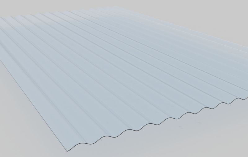 Płyta poliwęglanowa BeeHive fala 76/18 1045x4500 CLEAR 2.8mm LT87% 1 szt.