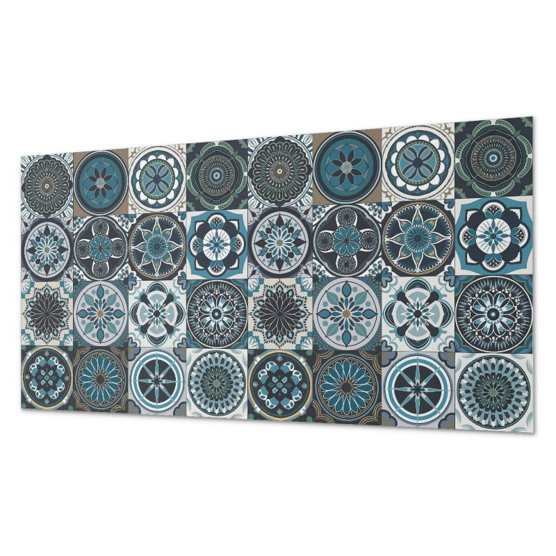 Komplet Kafelków Samoprzylepnych ArtPrintCave 40x20 cm Wzory mozaikowe w kratkę 10 szt.