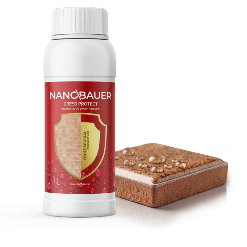 Impregnat NANOBAUER 1L ochrona do płytek gresowych i ceramicznych 1szt