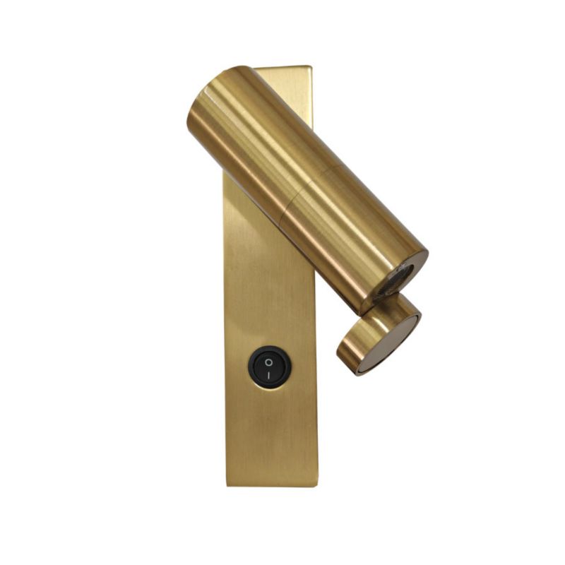 Kinkiet ścienny do czytania Light Prestige MIRI złoty LED 3W biały ciepły 3000K 229lm IP20 - 1 szt.