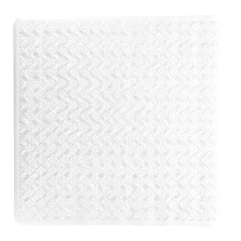 Mata antypoślizgowa Geo TENDANCE biała gumowa 53x53 cm 1 szt.