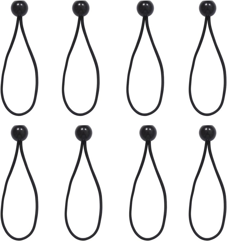 Linki do plandek czarne 8 szt.